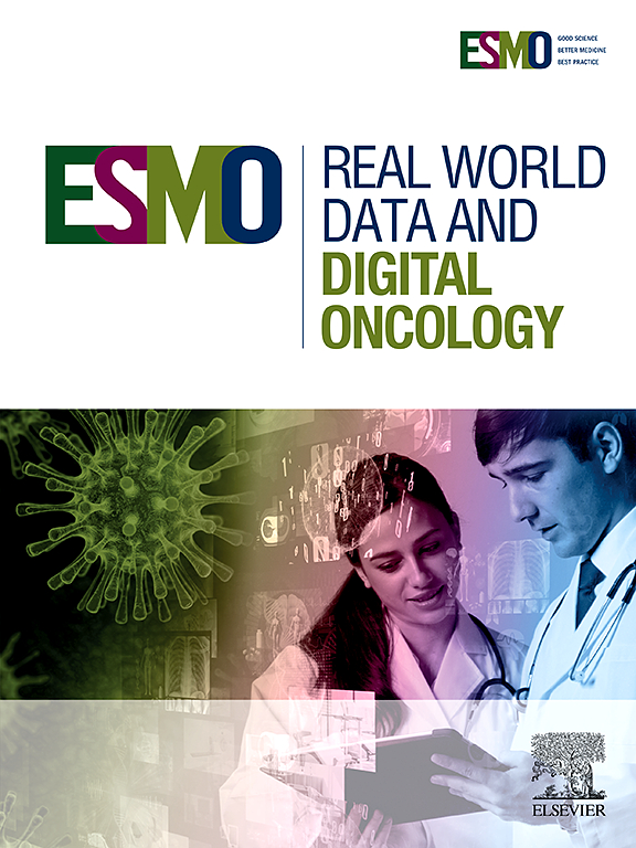 Go to journal home page - ESMO Real World Data and Digital Oncology